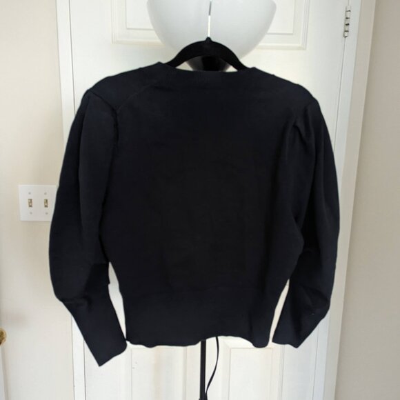 cinq a sept navy cardigan size M - Picture 6 of 12